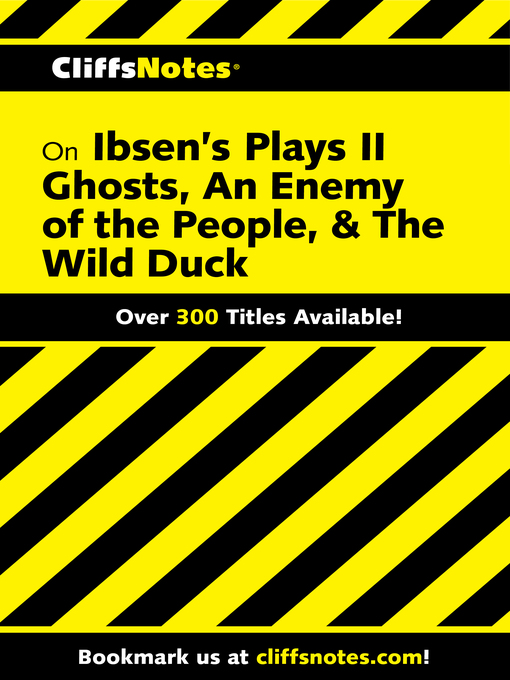 Title details for CliffsNotes Ibsen's Plays II by Marianne Sturman - Available